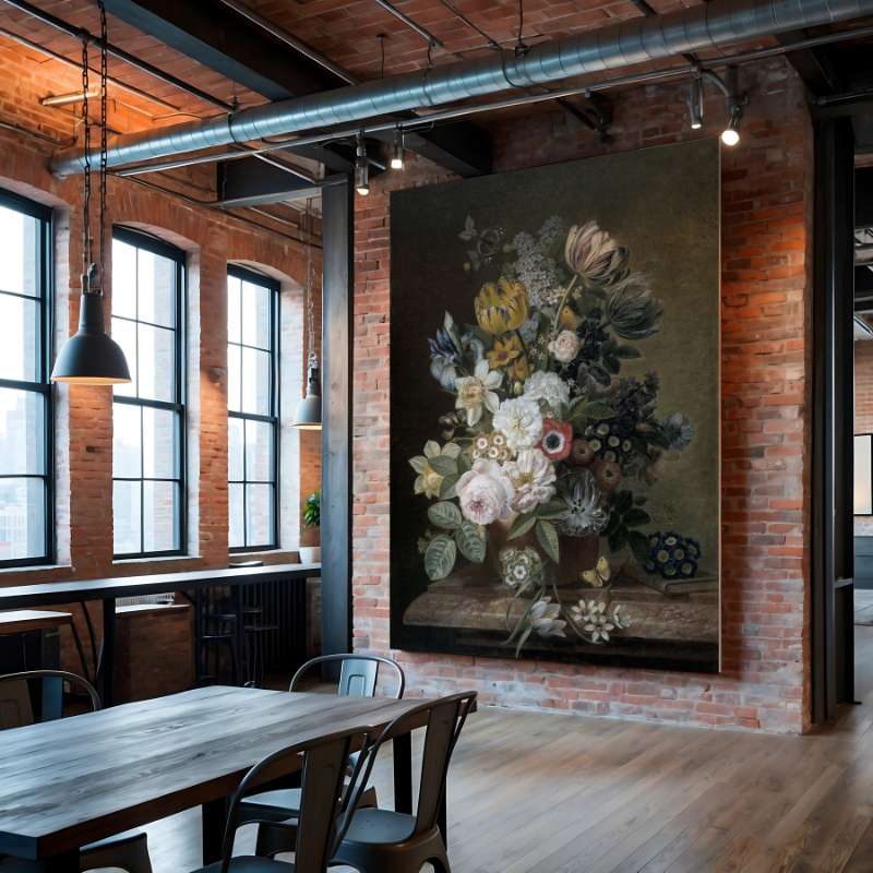 Canvas Mockup - Lady standing in black